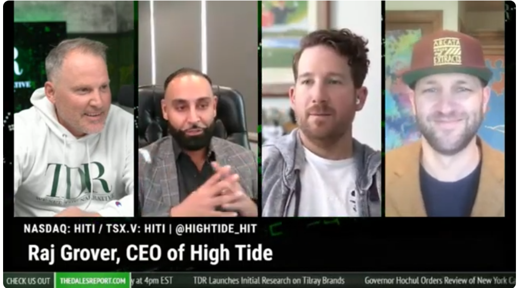 High Tide Founder and CEO, Raj Grover, on The Dales Report